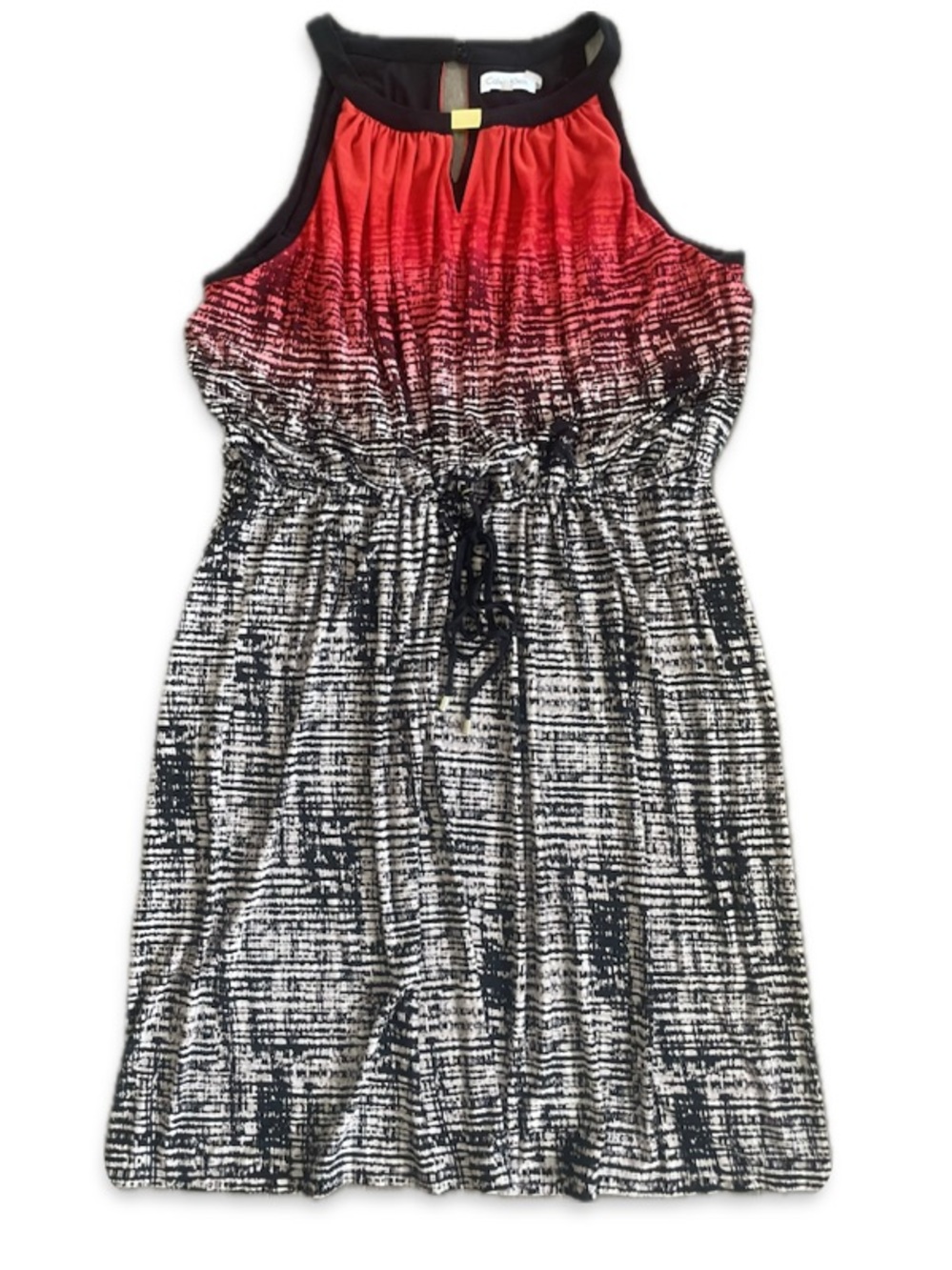 Calvin Klein Red to Black Ombre Halter Dress 🔥 Size 1X - Like New - Picture 5 of 9